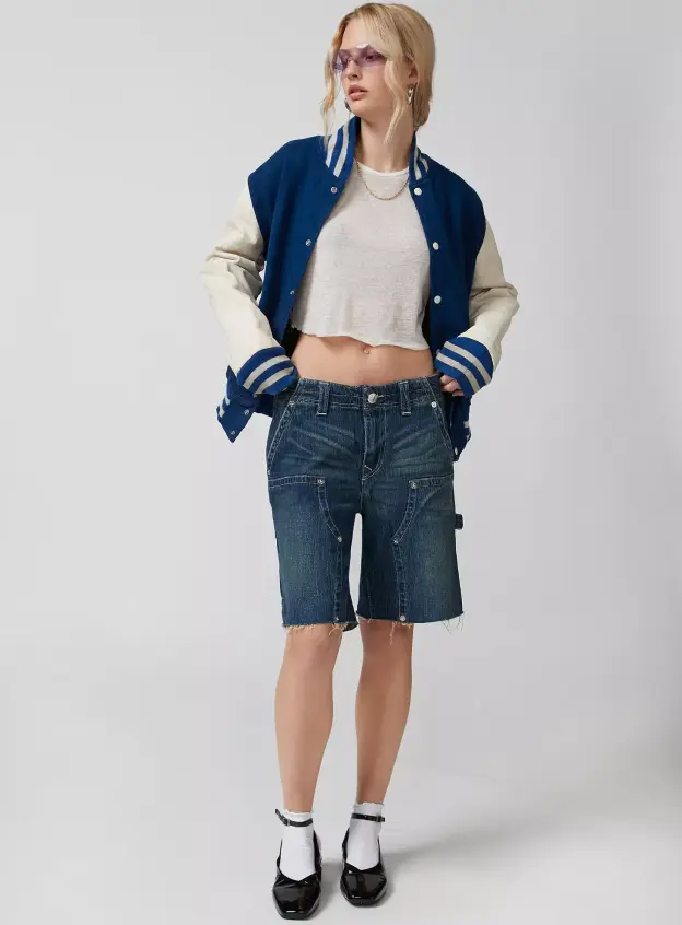 Denim Bermuda Şort