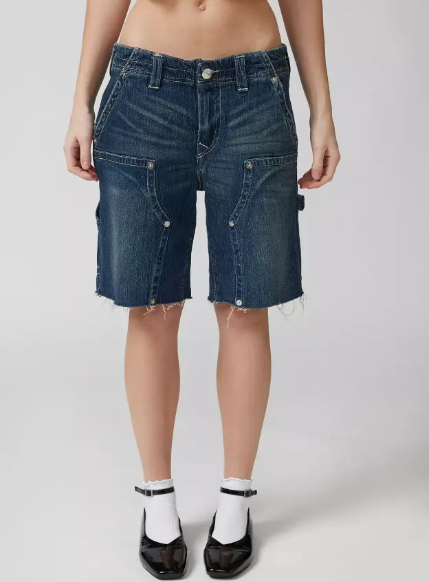 Denim Bermuda Şort