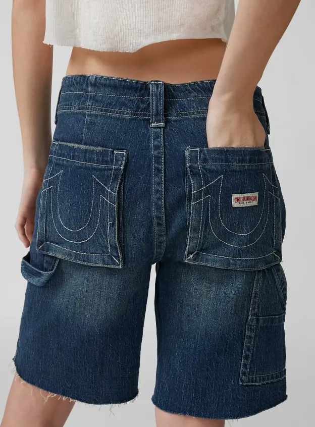 Denim Bermuda Şort