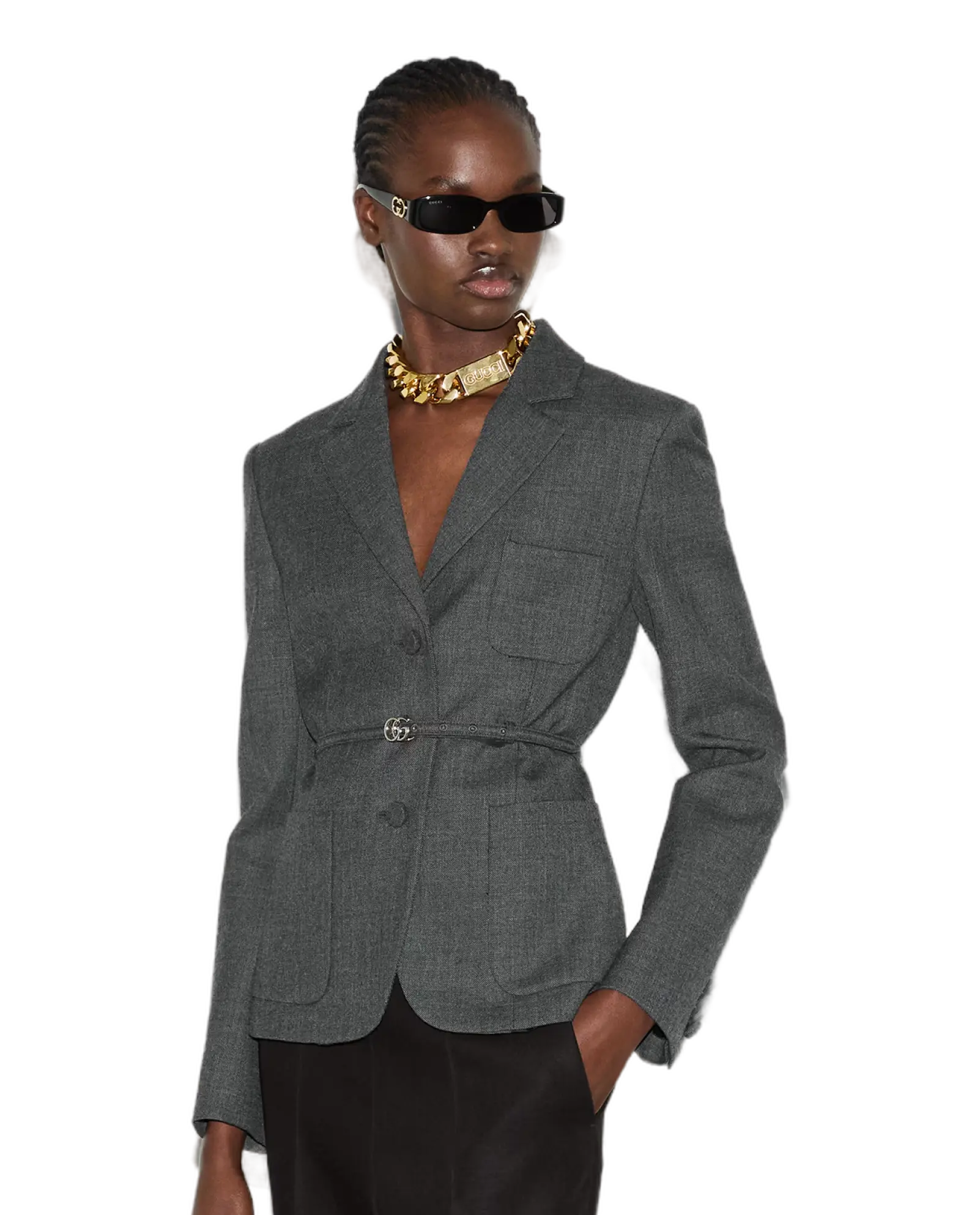 Beli Oturan Blazer Ceket - Antrasit